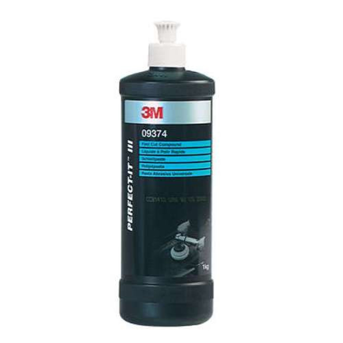 3M Perfect-It III Fast Cut Compound, pulējama, balta, 1 kg