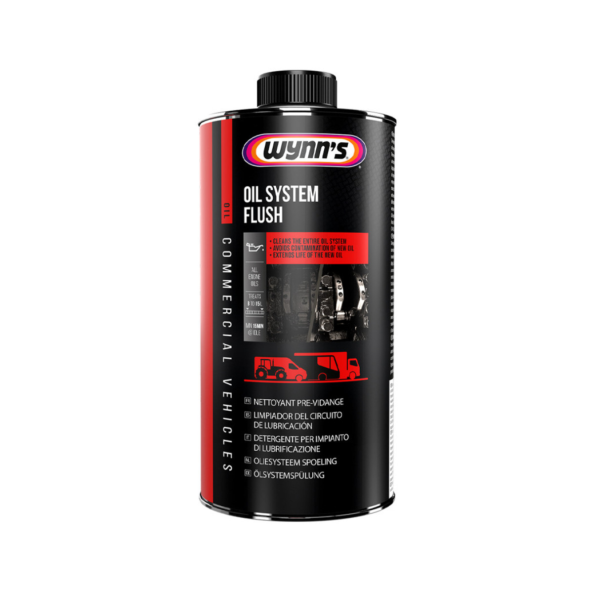 WYNNS Oil System Flush, eļļas piedeva sistēmas tīrīšanai, 1L