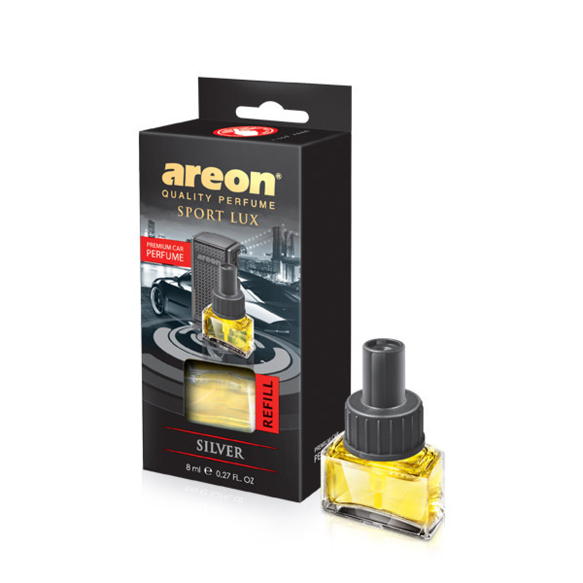 AREON Car Silver Refill uzpildes gaisa atsvaidzinātājs, 8 ml