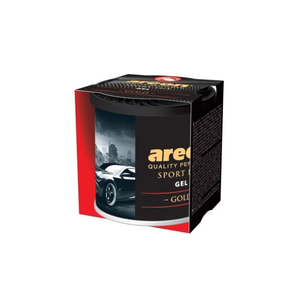 AREON Gel Sport Lux Gold, Gaisa atsvaidzinātājs kastītē
