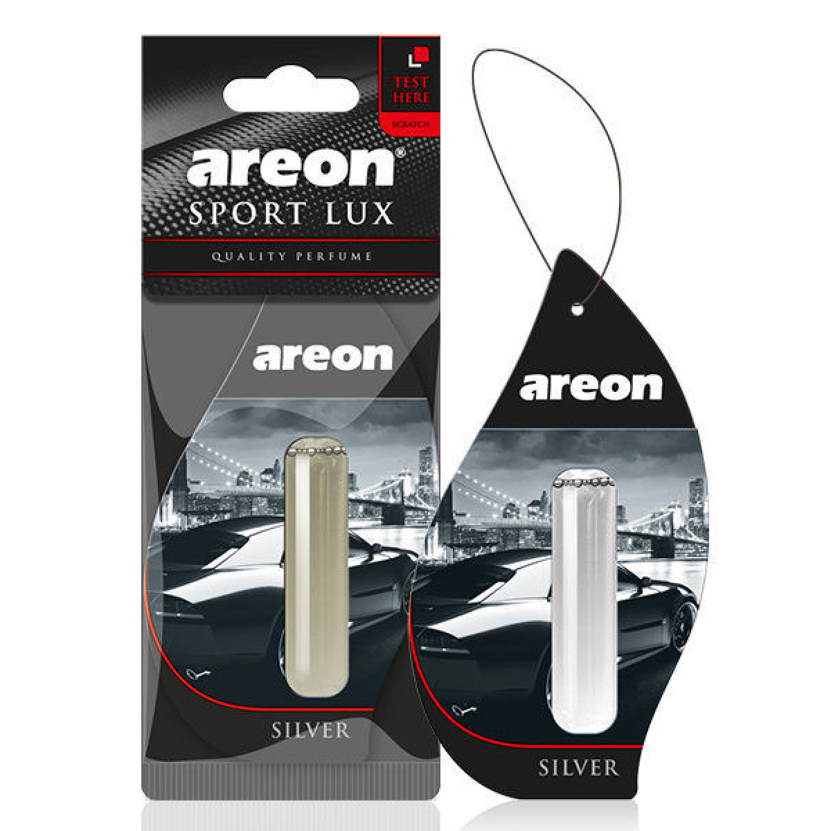 AREON Liquid Sport Lux Silver gaisa atsvaidzinātājs, 5 ml