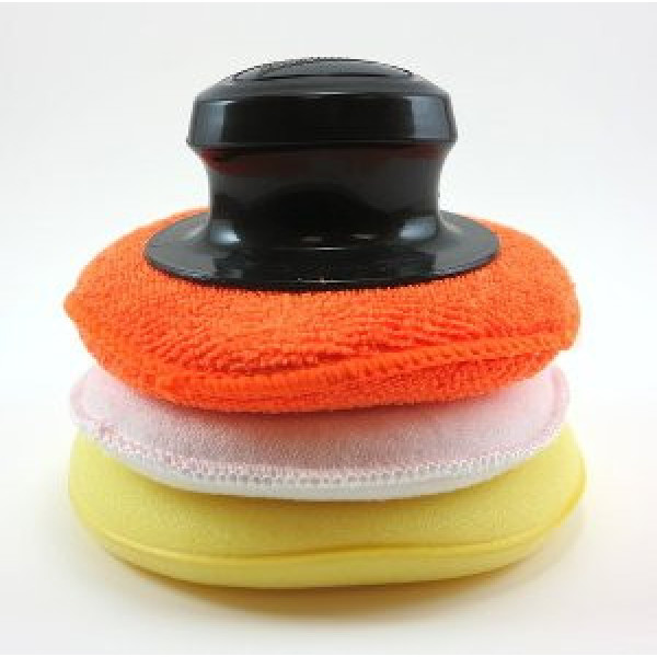 ARMORALL Polish APP Pads with handle, pulēšanas sūklis ar turētāju, 3 gab.