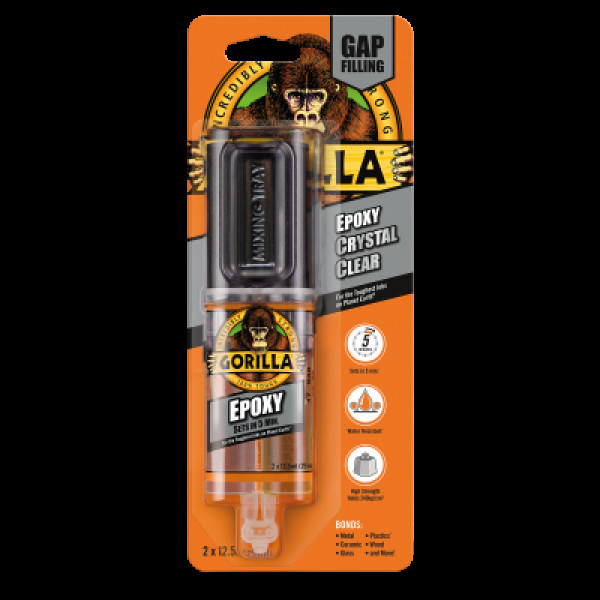 Gorilla Epoxy, bezkrāsaina epoksīda līme, 25 ml 