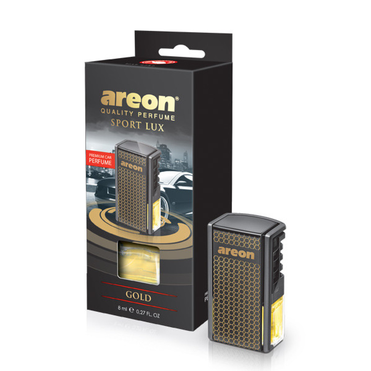 AREON Car Gold gaisa atsvaidzinātājs, 8 ml