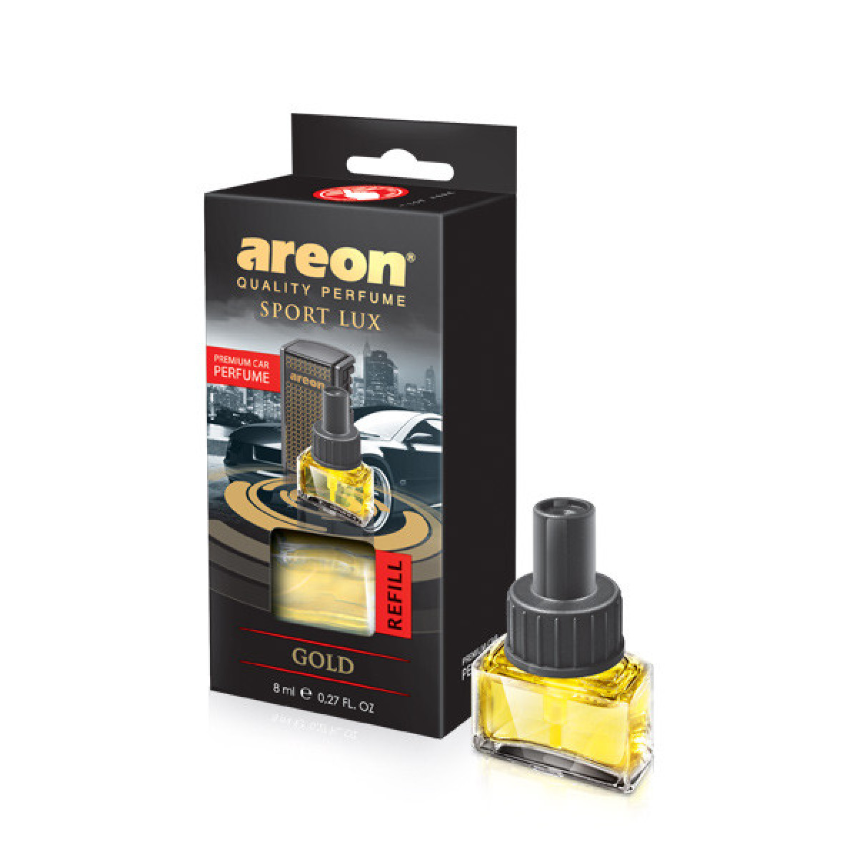AREON Car Gold Refill gaisa atsvaidzinātāja uzpilde, 8 ml