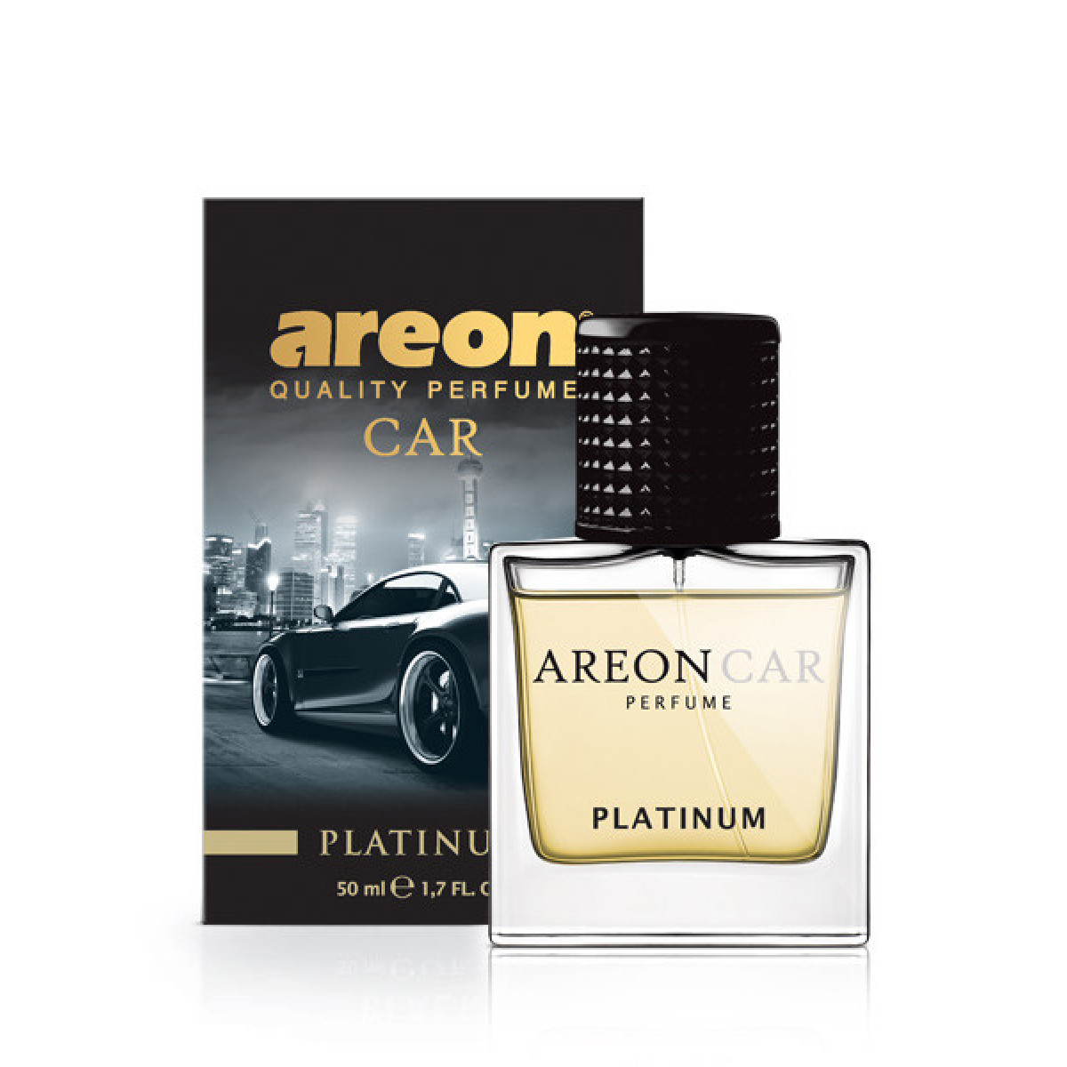 AREON Car Perfume Platinum, izsmidzināms gaisa atsvaidzinātājs, 50 ml