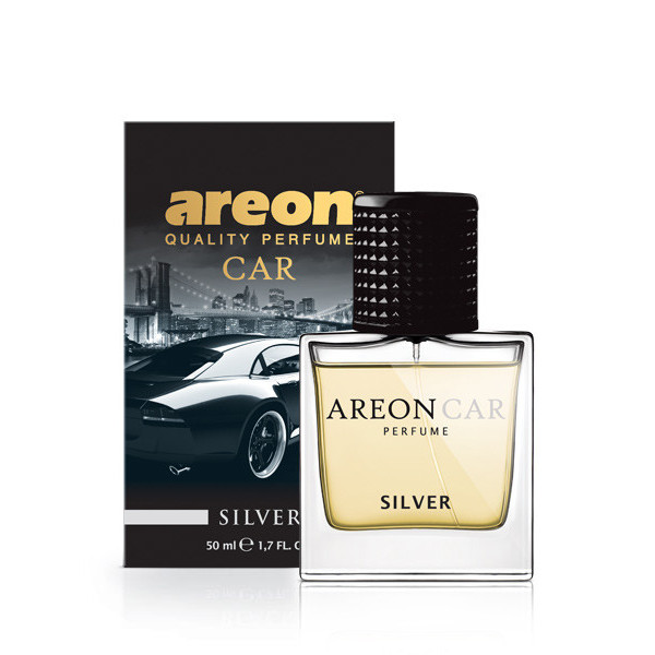 AREON Car Perfume Silver gaisa atsvaidzinātājs aerosols, 50 ml