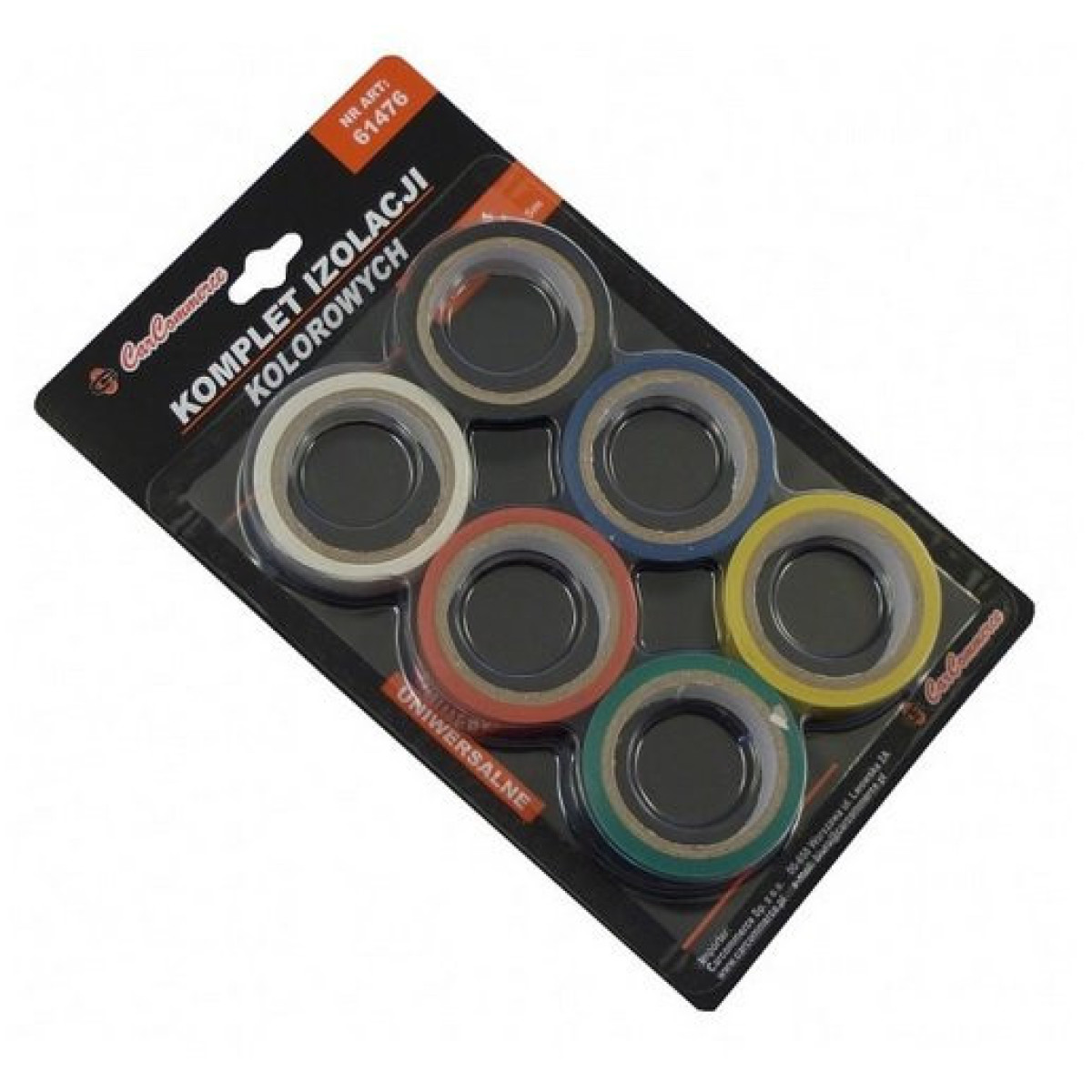 CARCOMMERCE Spalvotų izoliacijų komplektas 6vnt CARCOMMERCE Spalvotų izoliacijų komplektas 6vnt