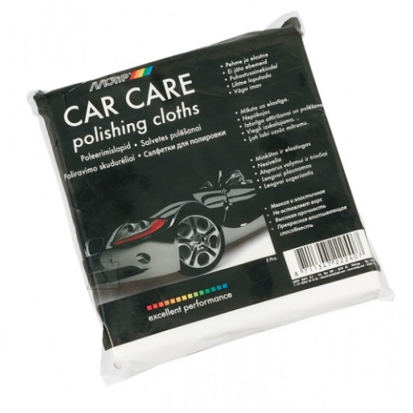 Carpolishing Towel 5-pack, pulēšanas lupatiņas, 5 gab.