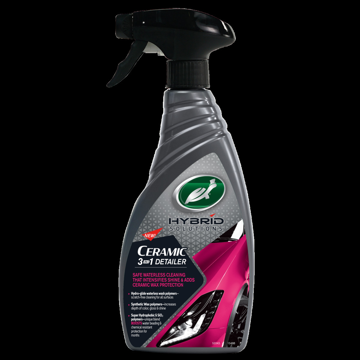 Turtle Wax HS Ceramic 3in1 Detailer, Eksterjera tīrītājs, 500 ml