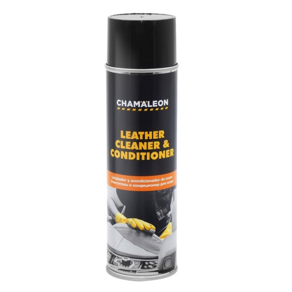 CHAMAELEON Aerosol Leather Cleaner And Conditioner, ādas tīrīšanas līdzeklis-kondicionieris, 500 ml