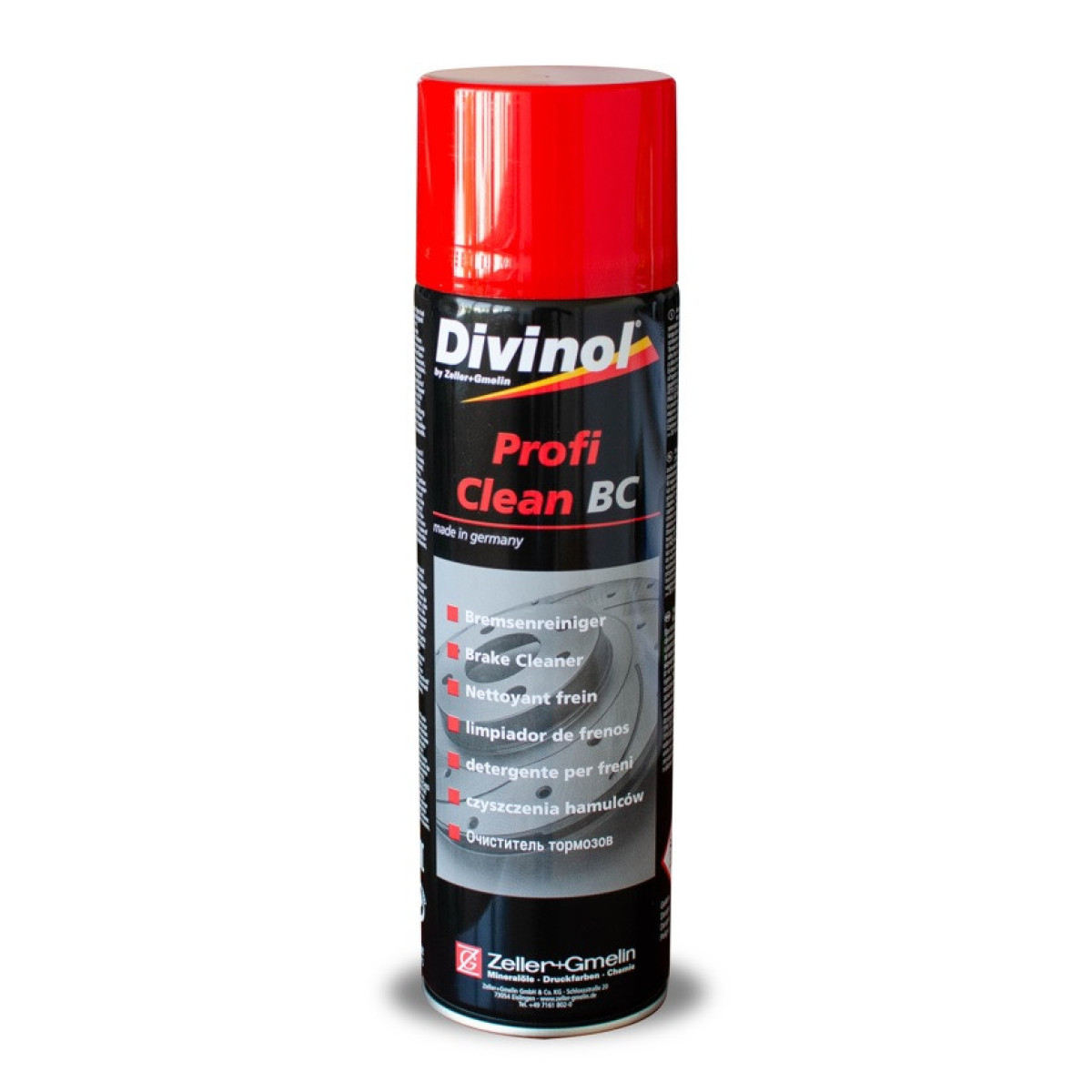 DIVINOL Profi Clean BC, bremžu tīrītājs, 500 ml