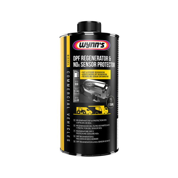 WYNNS DPF Regenerator&NOxSensor Protector, dīzeļdegvielas piedeva DPF reģenerācijai un NOx aizsardzībai, 1 l