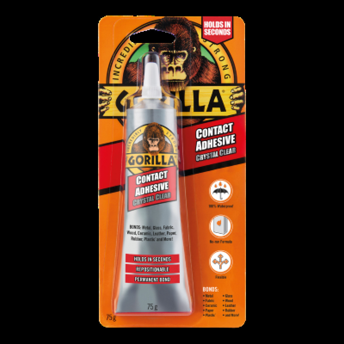 GORILLA Contact Adhesive Glue, līme, 75 mg
