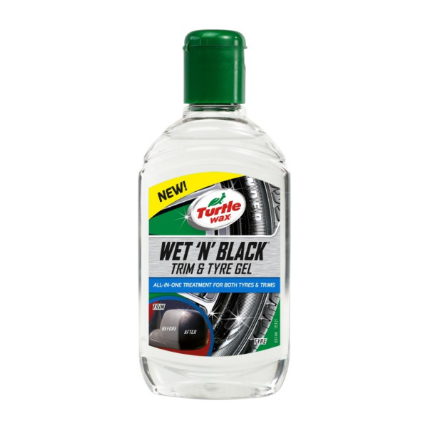 Turtle Wax® Wet N Black Trim, virsbūves detaļu atjaunošanas līdzeklis, 300 ml