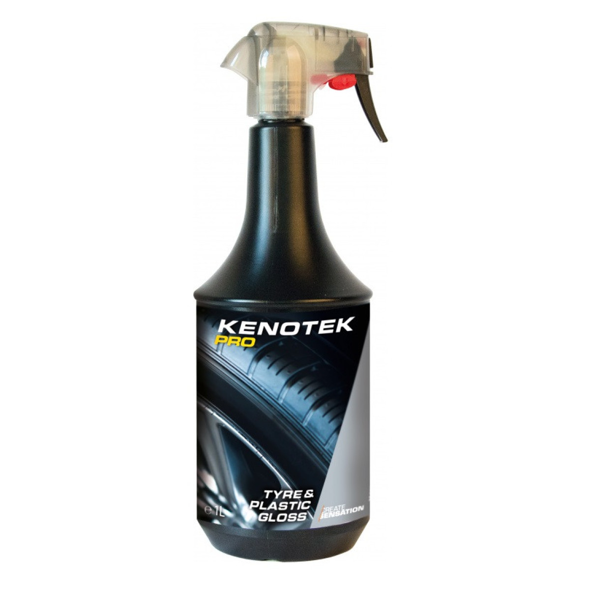 KENOTEK Tire&Plastic Gloss, riepu un plastmasas melninātājs, 1 l KENOTEK Tire&Plastic Gloss, riepu un plastmasas melninātājs, 1 l