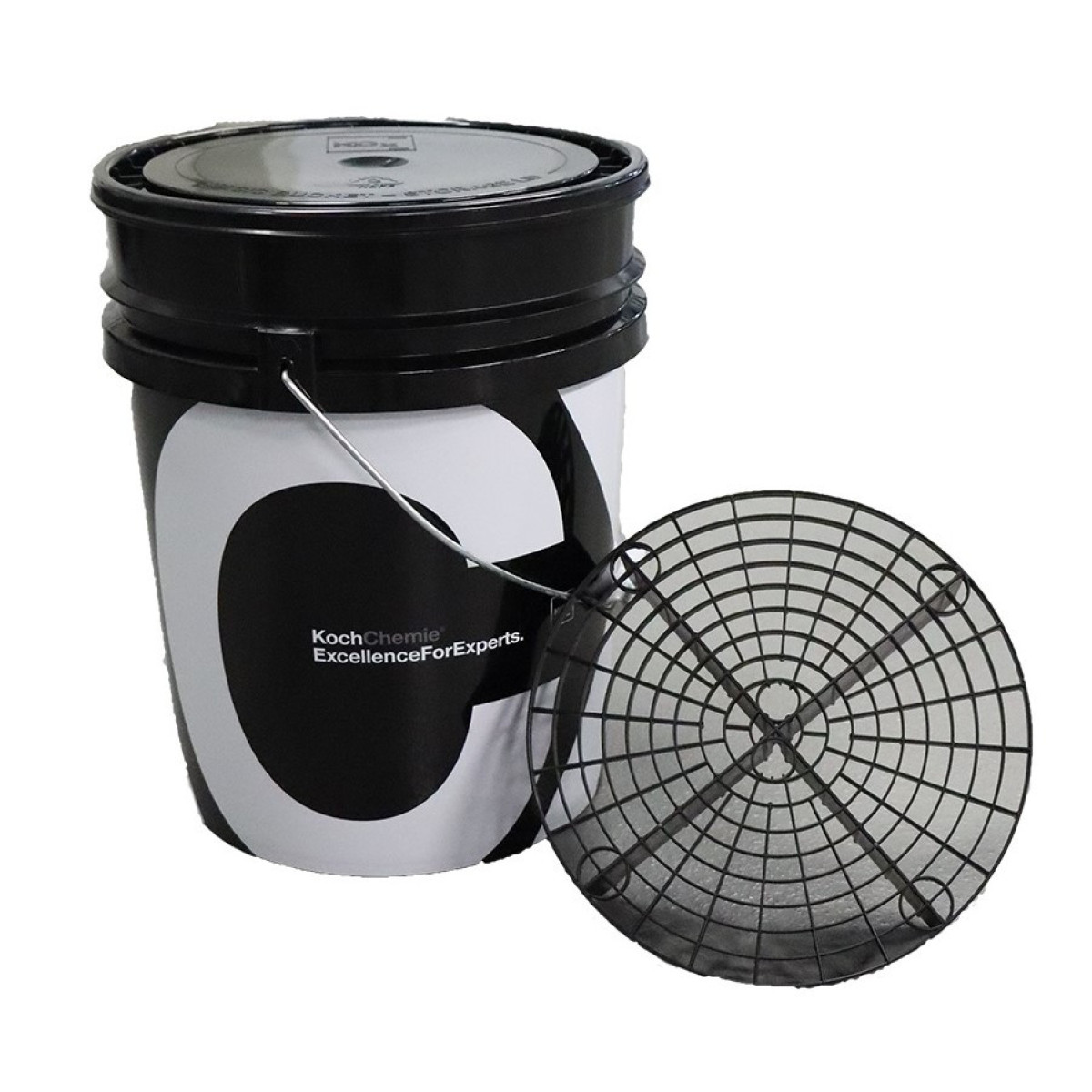 KOCH CHEMIE Detailing bucket set, spainis ar režģi un vāku, 20l 