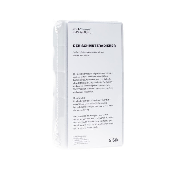 KOCH CHEMIE Melamin sponge set of 5, melamīna sūkļi, 5 gab.