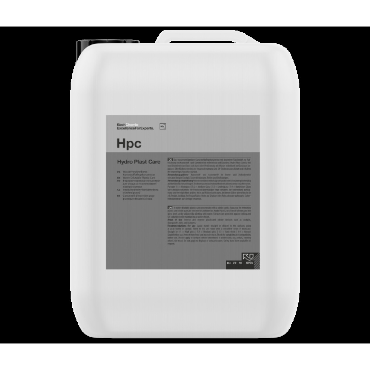 KOCH CHEMIE Hpc Hydro Plast Care, plastmasas tīrīšanas līdzeklis, 5 l