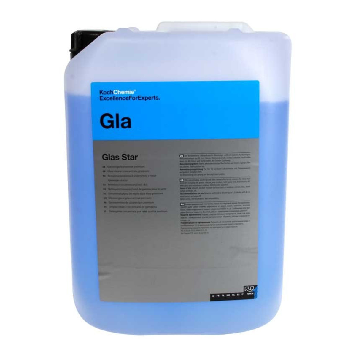 KOCH CHEMIE Glass Cleaner Glas Star Gla, stikla tīrīšanas līdzeklis, 10L