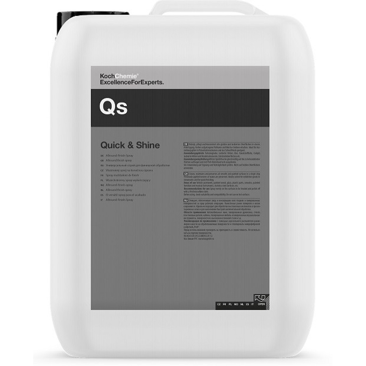 KOCH CHEMIE Quick&Shine Qs, universāls tīrīšanas līdzeklis, 10L