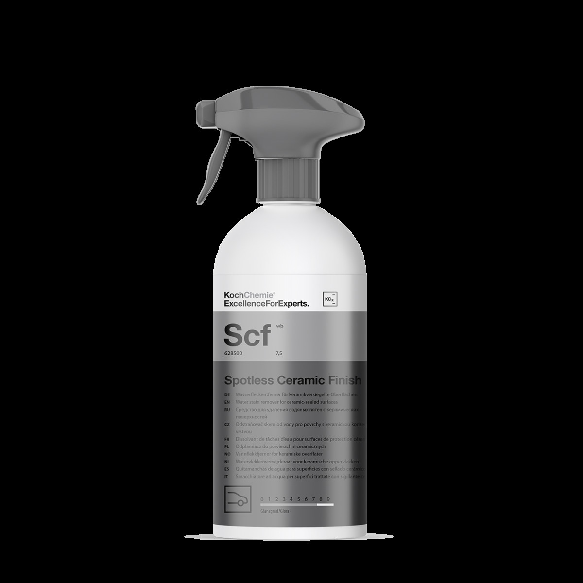 KOCH CHEMIE Spotless keramikas apdare, ūdens traipu tīrītājs keramikas pārklājumiem, CSF, 500 ml