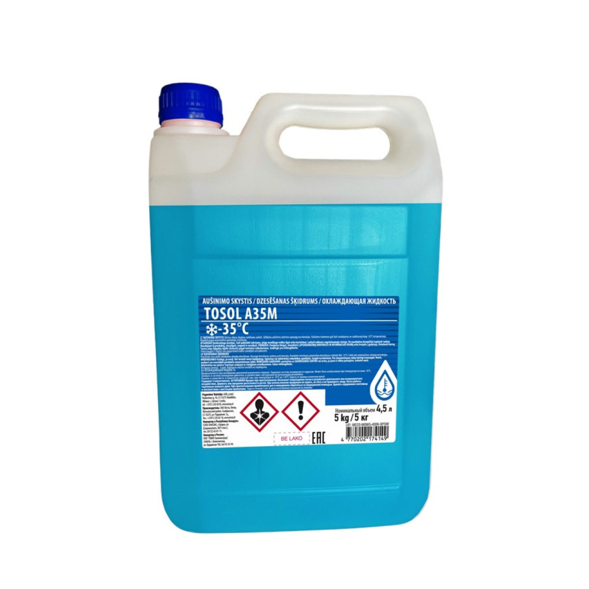LESTA Antifreeze Tosol-A35M, dzesēšanas šķidrums, 5 kg
