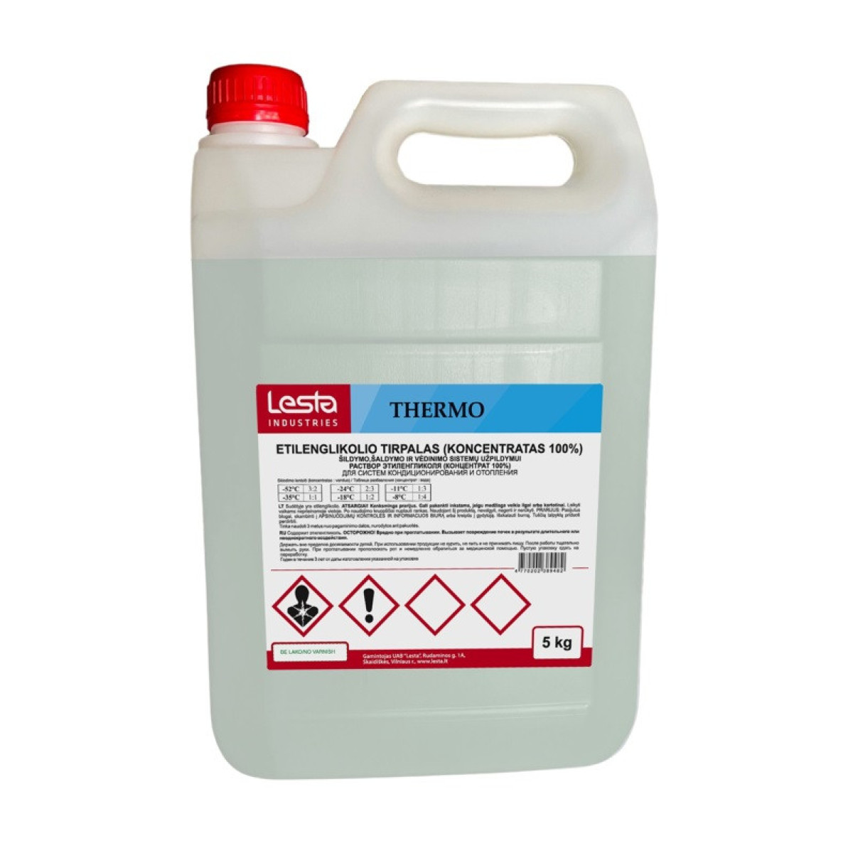 LESTA Ethylene glycol solution 100%, etilēnglikola šķīdums, 5 kg
