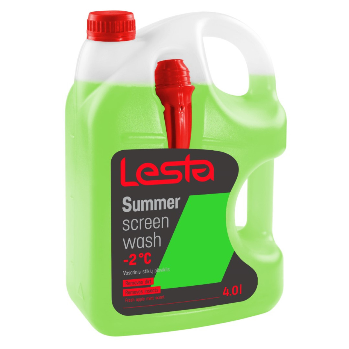 LESTA Windscreen Washer Fluid, vējstiklu mazgāšanas šķidrums, 4 L