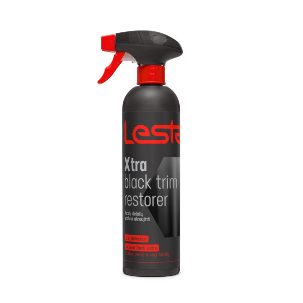 LESTA Xtra Black Trim Restorer, Melno apdares atjaunotājs, 500 ml