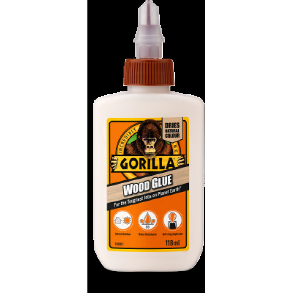 Gorilla Wood Glue, koka līme, 118 ml