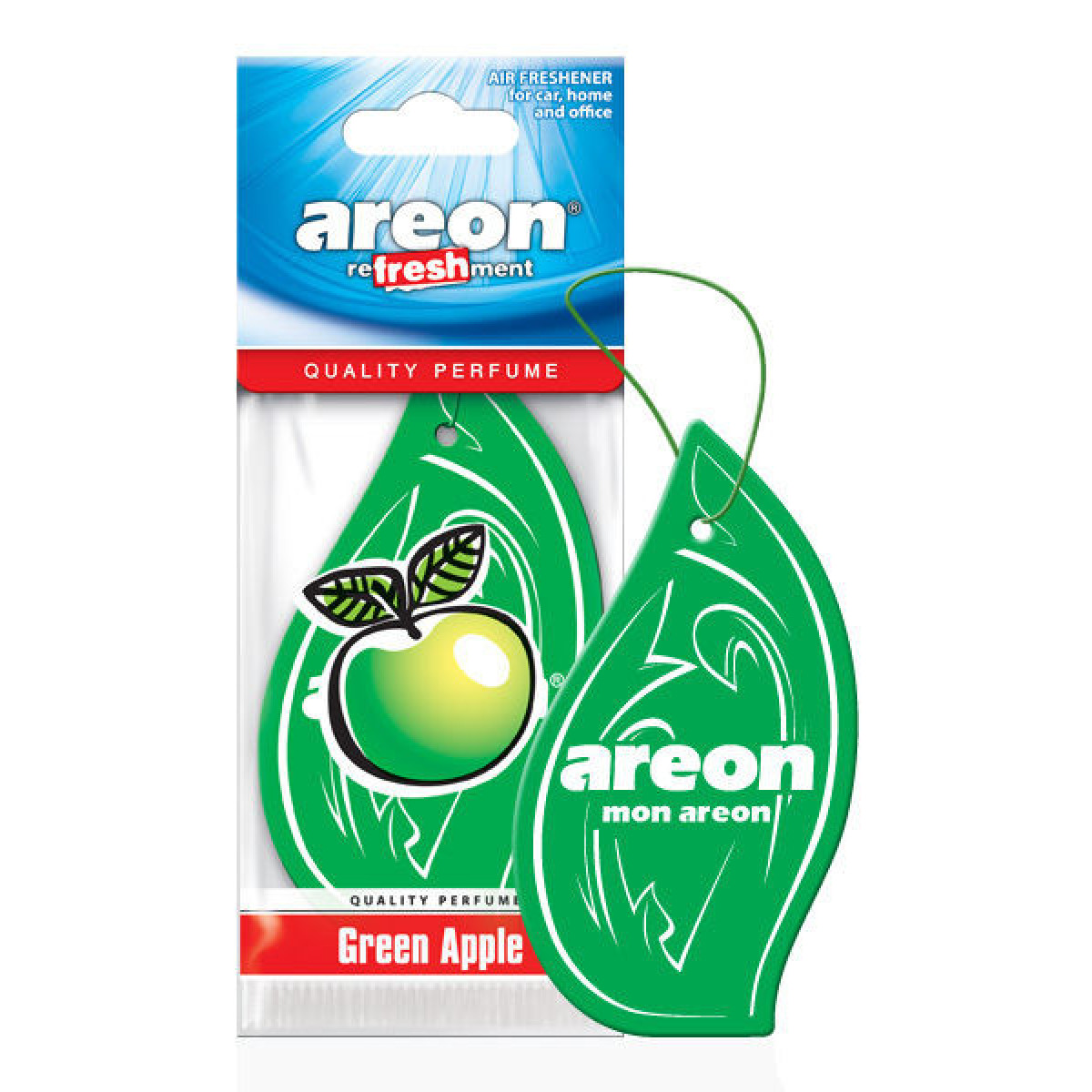 AREON Mon Classic Green Apple, gaisa atsvaidzinātājs