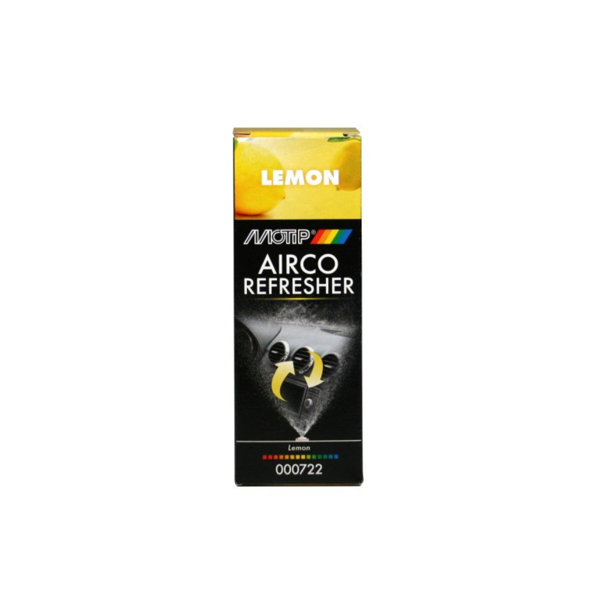 MOTIP Airco Refreshener Lemon, kondicioniera tīrīšanas līdzeklis, 150 ml