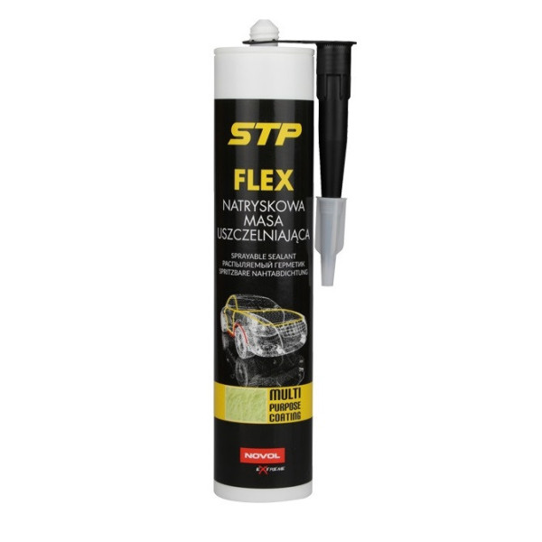 NOVOL Flex Sprayable Sealant Black, izsmidzināms hermētiķis, melns, 290ml