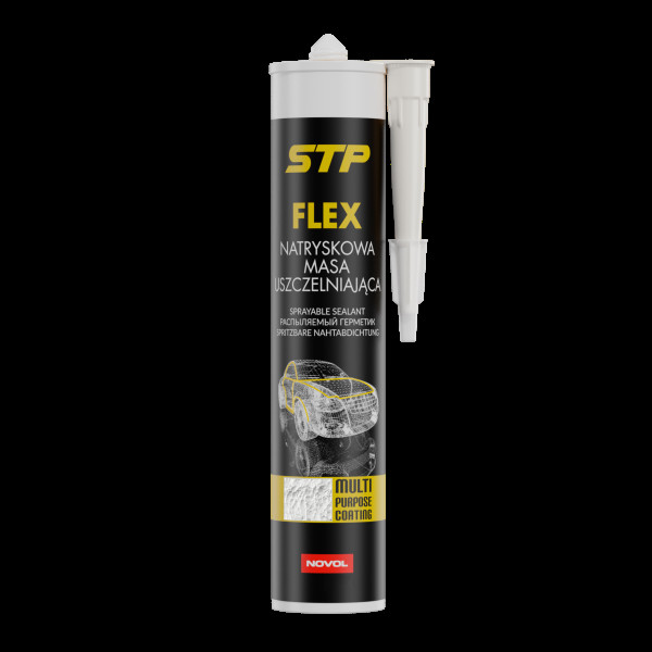 NOVOL STP FLEX, Virsbūves šuvju hermētiķis aerosola veidā, balts, 290 ml