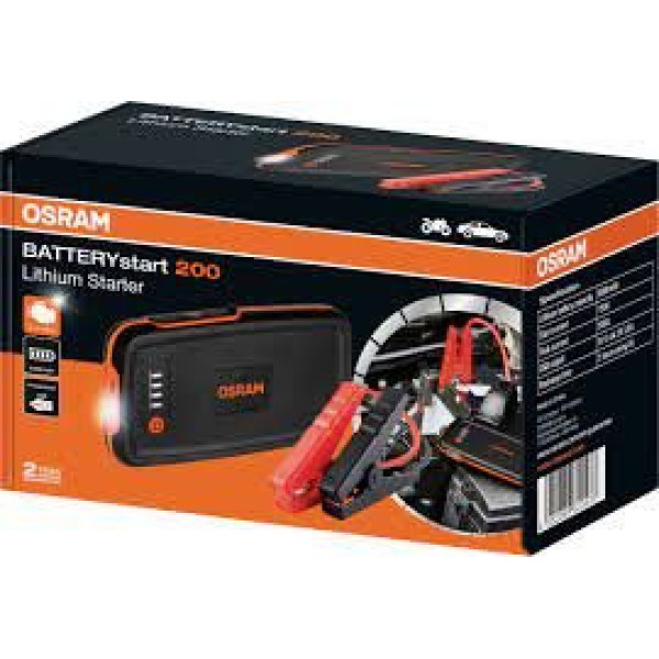 OSRAM BATTERYstart 200 (OBSL200), startera akumulators, litijs 6000 mAh