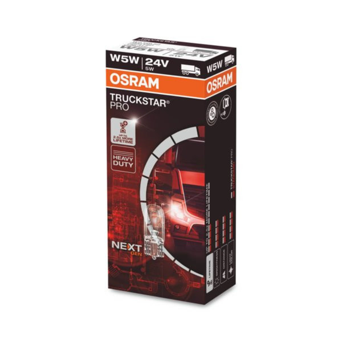 OSRAM automašīnas spuldze 10W 24V BA15S, 1 gab.