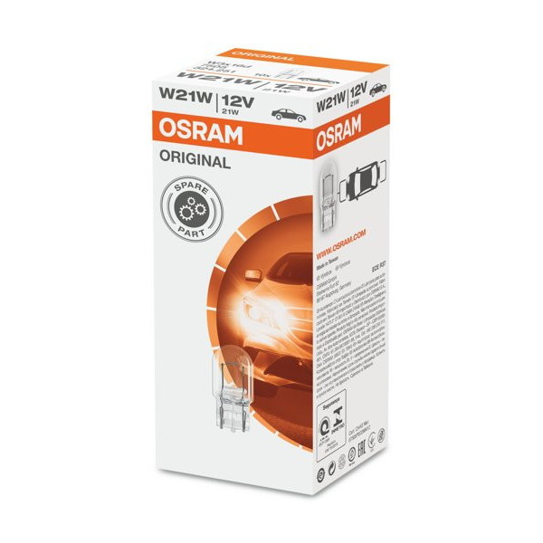 OSRAM automašīnas spuldze 21W 12V W3X16D, 1 gab.
