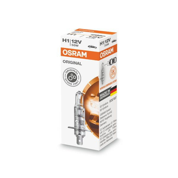 OSRAM automašīnas spuldze H1 55W 12V P14.5S, 1 gab.