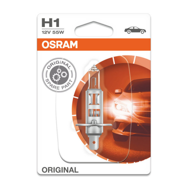 OSRAM automašīnas spuldze H1 55W 12V P14.5S, 1 gab.