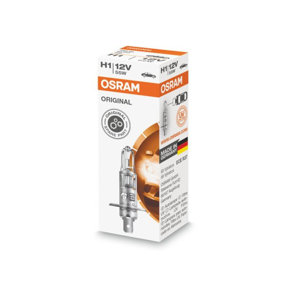 OSRAM automašīnas spuldze H1 55W 12V
