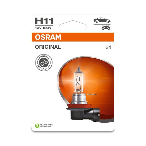 OSRAM automašīnas spuldze, H11 55W 12V PGJ19-2, 1 gab.
