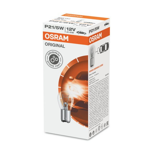 OSRAM automašīnas spuldze 21/5W 12V BAY15D, 1 gab.