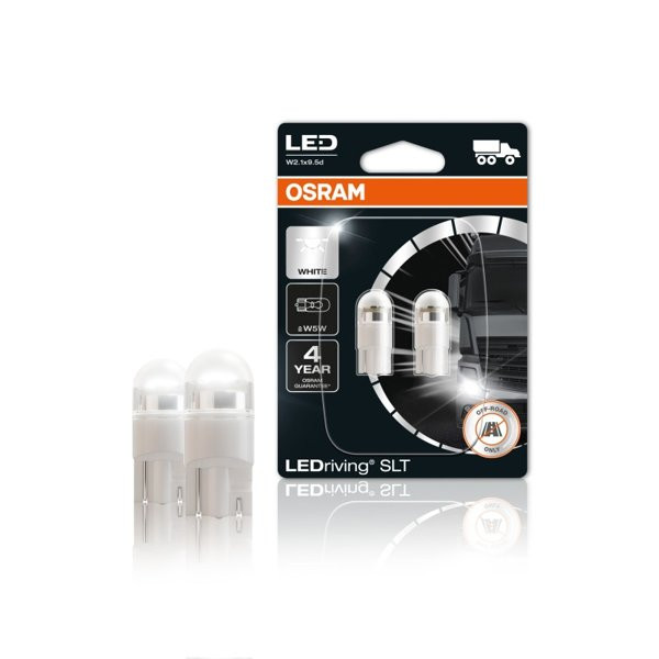 OSRAM automašīnu spuldzes LED W5W 1W 24V W2.1x9.5D, 2 gab.