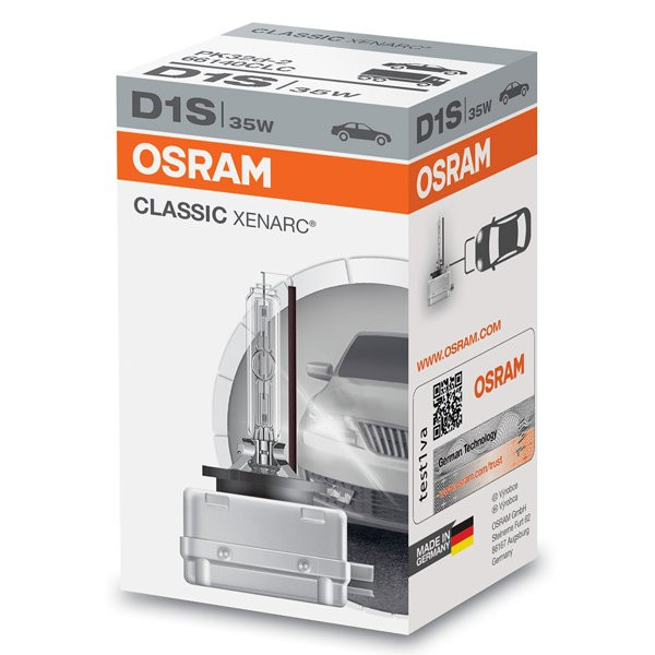 OSRAM automašīnas spuldze 35W PK32D-2 D1S, 1 gab.