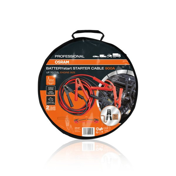OSRAM palaišanas kabeļi, 900A (4,5 m)