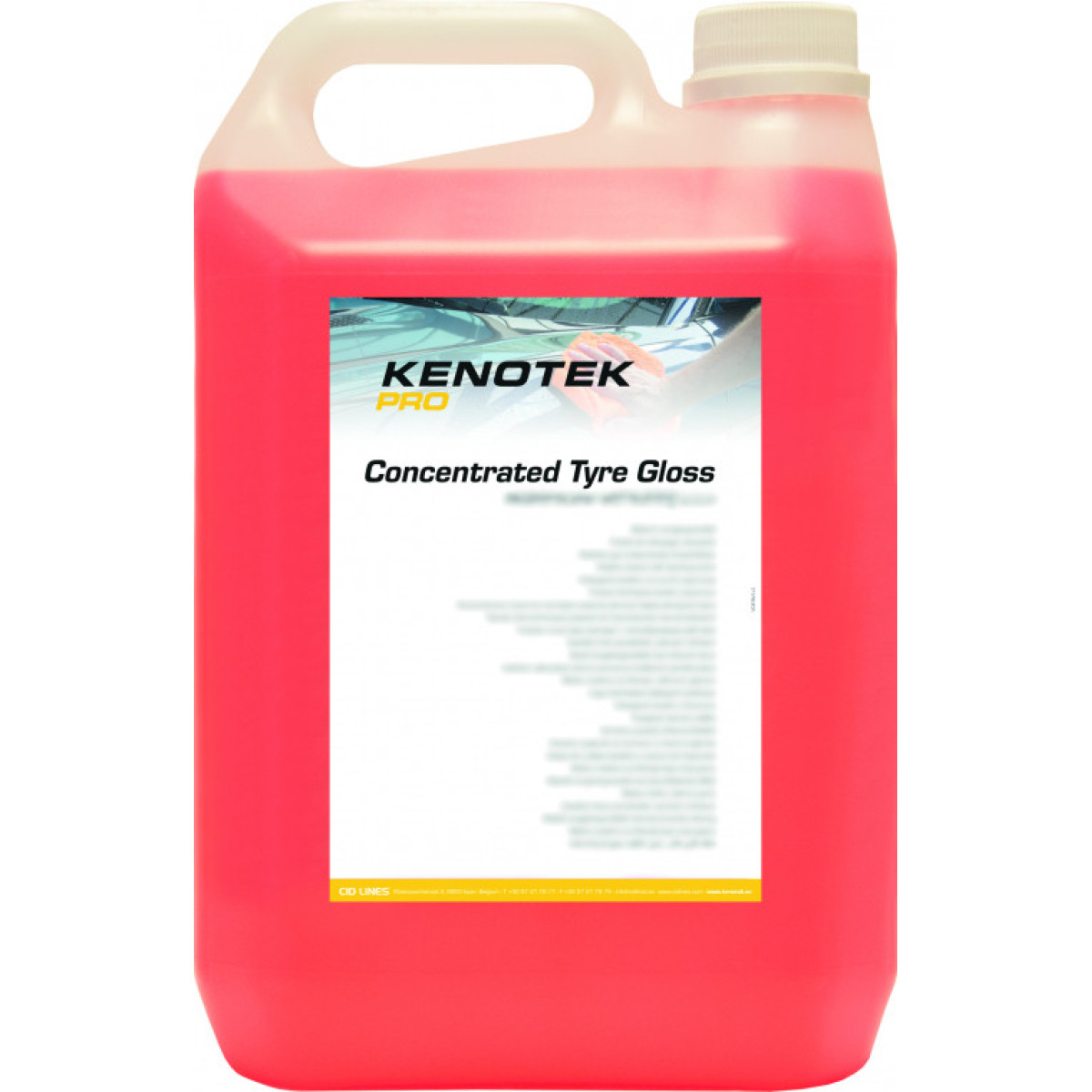 KENOTEK Concentrated Tire Gloss, koncentrēts riepu spīdums, 5l