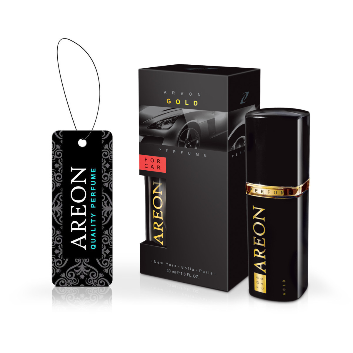 AREON Perfume Gold gaisa atsvaidzinātāja aerosols, 50 ml