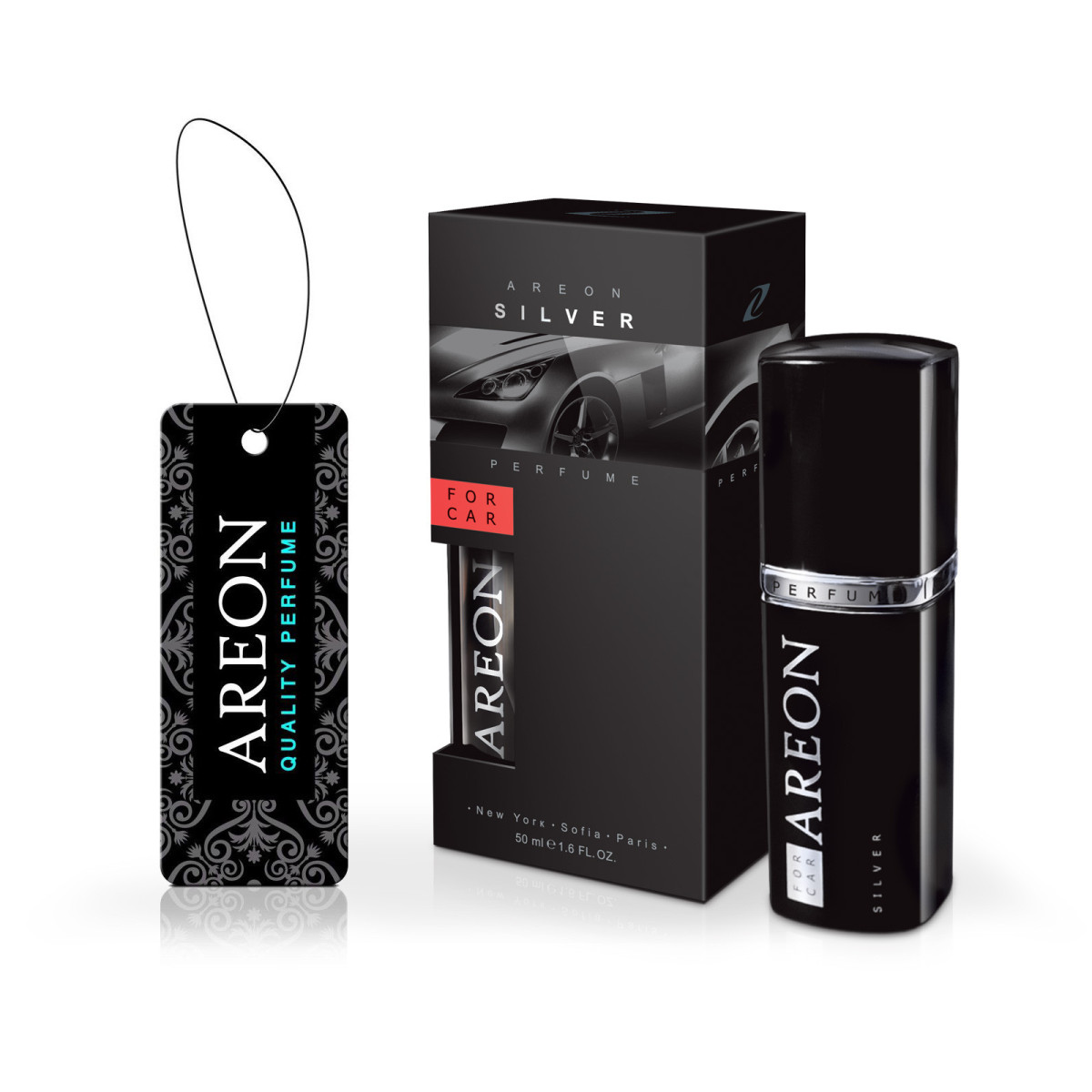 AREON Perfume Silver, gaisa atsvaidzinātājs aerosols, 50 ml