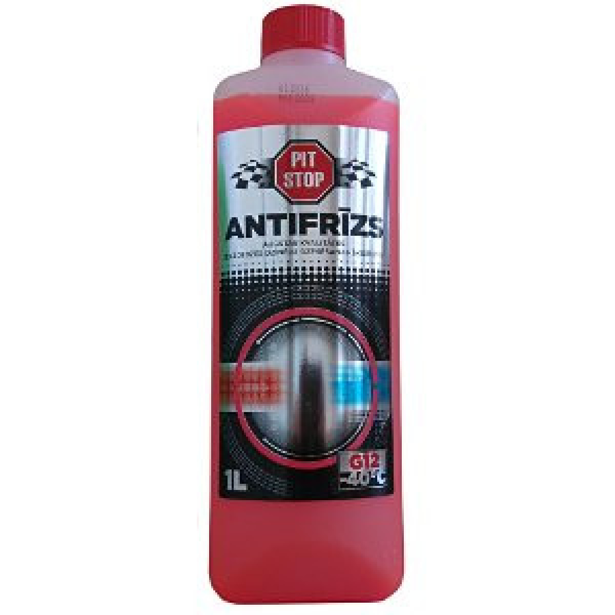 PITSTOP Premium dzesēšanas šķidrums -40°C (G12), sarkans, 1L